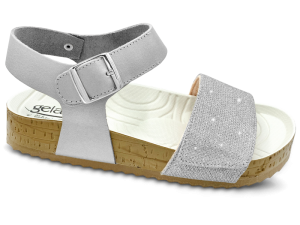 GELATTO WOODSTOCK SANDAL-SILVER